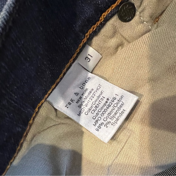 Rag and Bone mens denim jeans Fit 2 Slim Size 31 waist - Picture 4 of 5